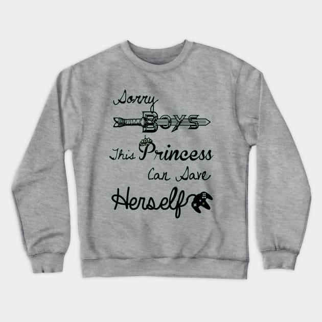 Save Herself Crewneck Sweatshirt by TheGreatDawn